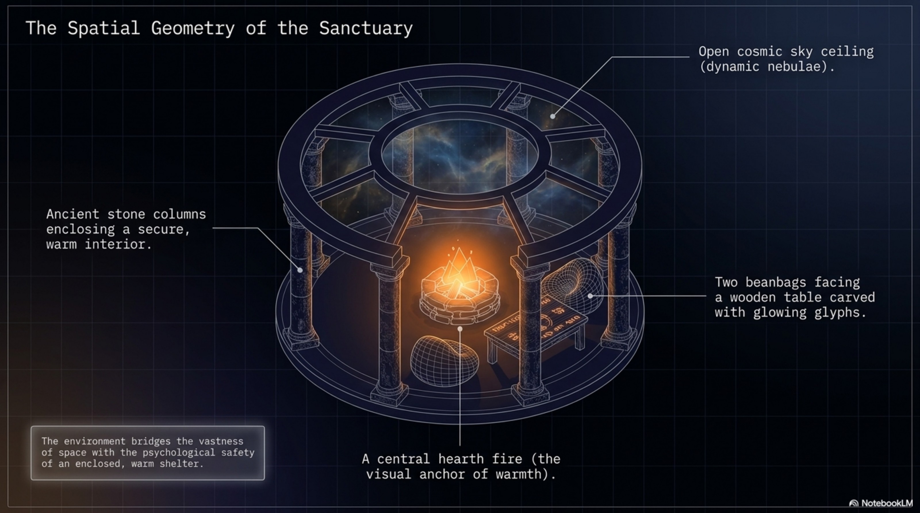 Slide 5: The Spatial Geometry of the Sanctuary